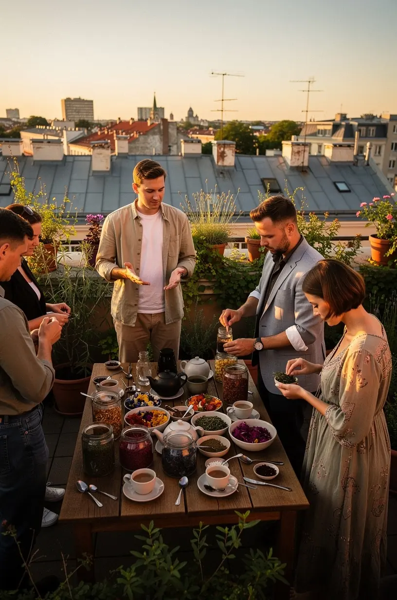 Žmogus ramiai geriantis žaliąją arbatą prie lango, perteikiant arbatos raminančią įtaką gyvenimo būdui