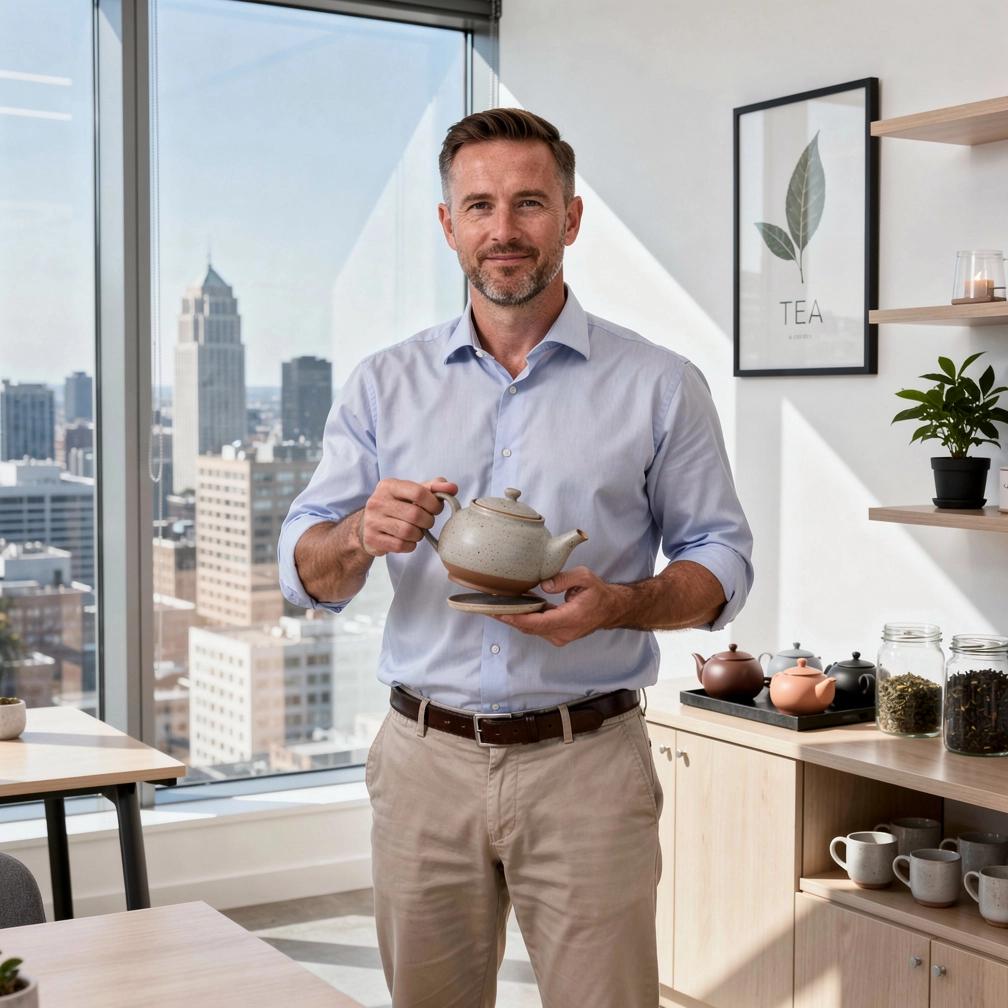 Skirtingų arbatos rūšių rinkinys ant balto fono, iliustruojantis pasirinkimų įvairovę.