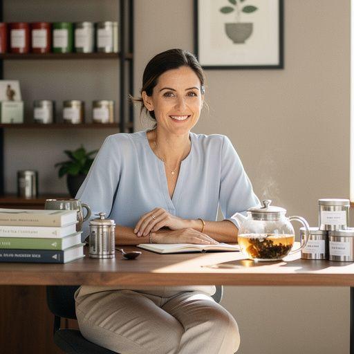 Ramus vakaras su arbatos puodeliu ir knyga, skatinantis atsipalaidavimą ir sveiką rutiną.